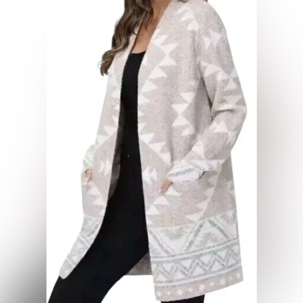 NWT Frye Aztec, Tribal,Coastal Cowgirl, Long Cardigan Sweater. - Picture 2 of 3